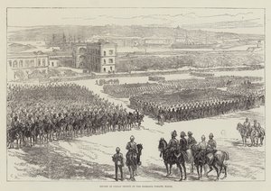 Review of Indian Troops on the Floriana Parade, Malta